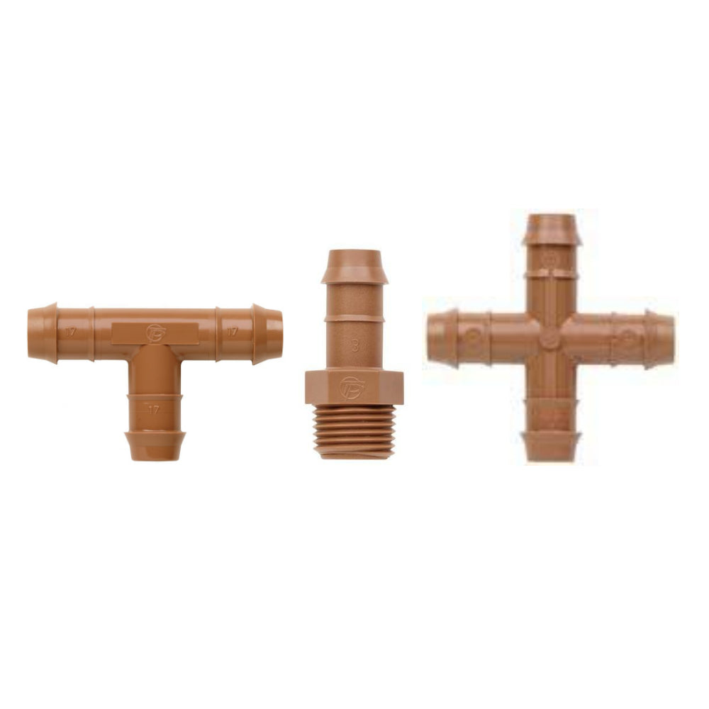 Netafim TechLine 17mm Fittings