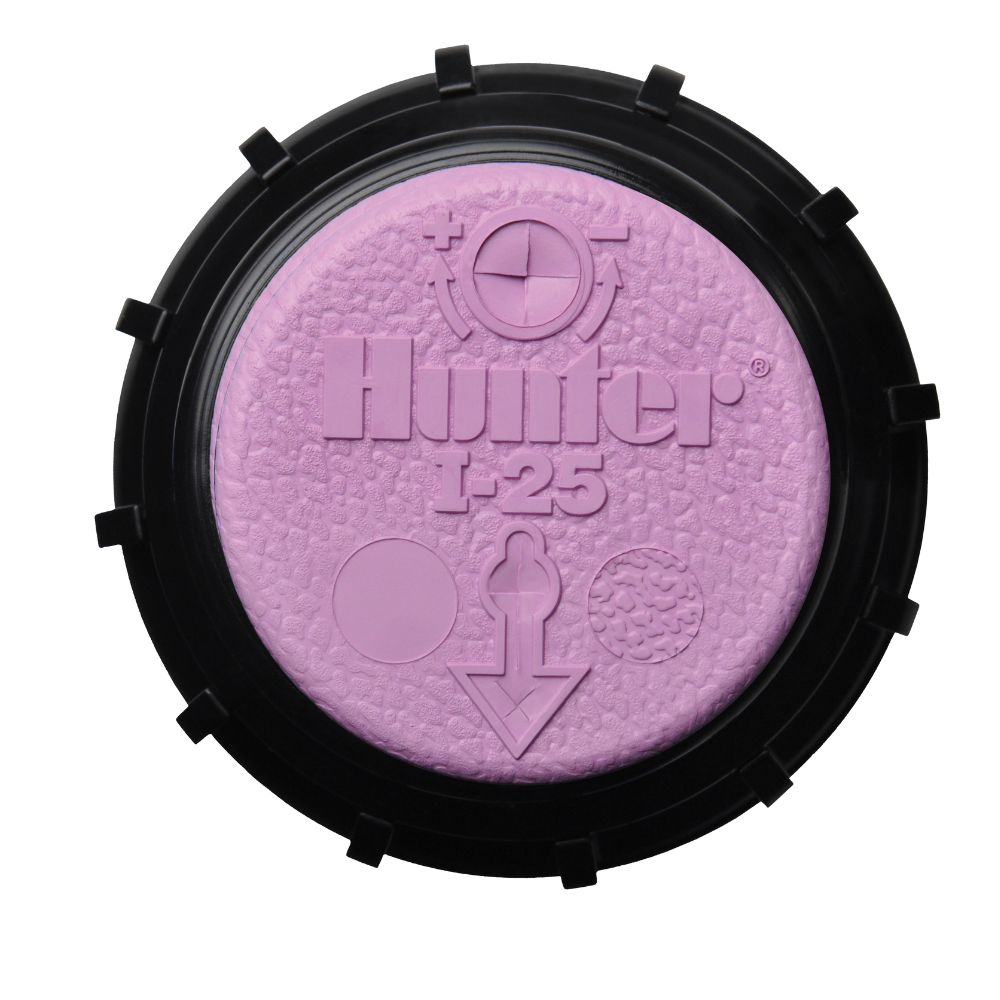 Hunter I-25 Pop-up with Check Valve & Reclaimed Water ID logo cap (Purple) | Choose Your Selection