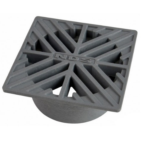 NDS - 06 - 6 in. Sq Grate-Grey