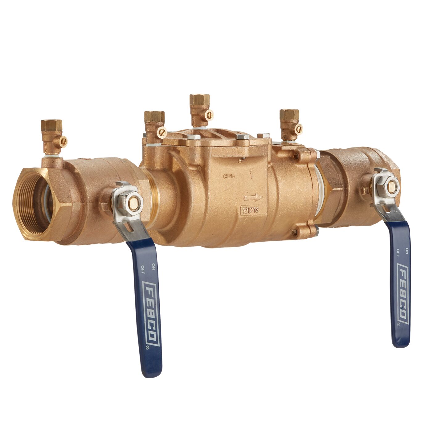 FEBCO - 1116 - Double Check Valve Assembly Model 850 2 in. Bronze With Ball Valves