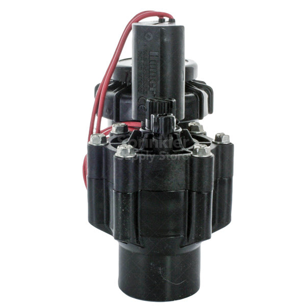 Hunter PGV101ASV - 1" Anti-siphon electric valve with flow control, NPT inlets