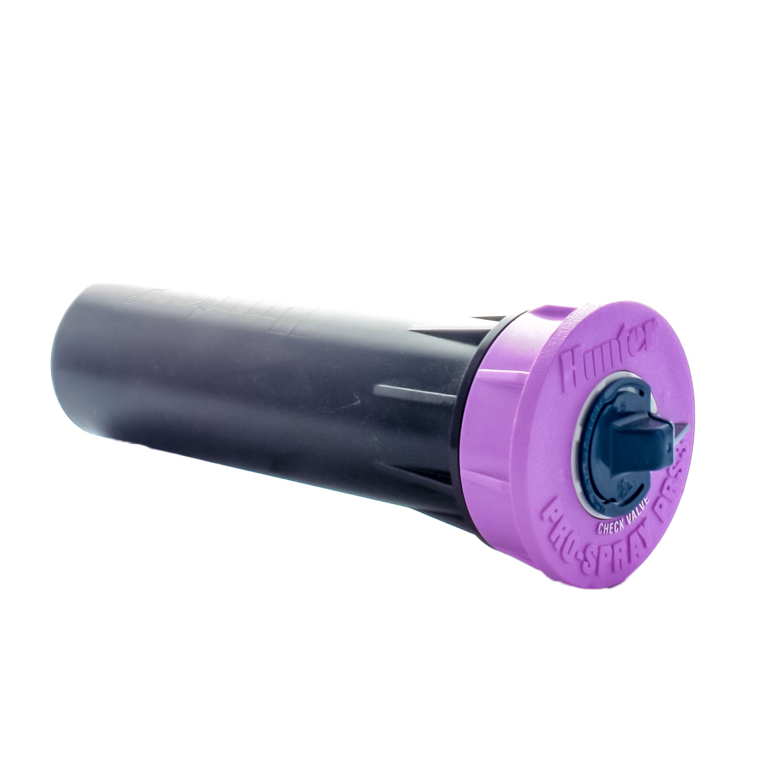 Hunter - PROS-04-PRS30-CV-R - 30 PSI Regulated 4 in. Pop-up Spray; with Check Valve & Reclaimed Water ID logo cap (Purple)