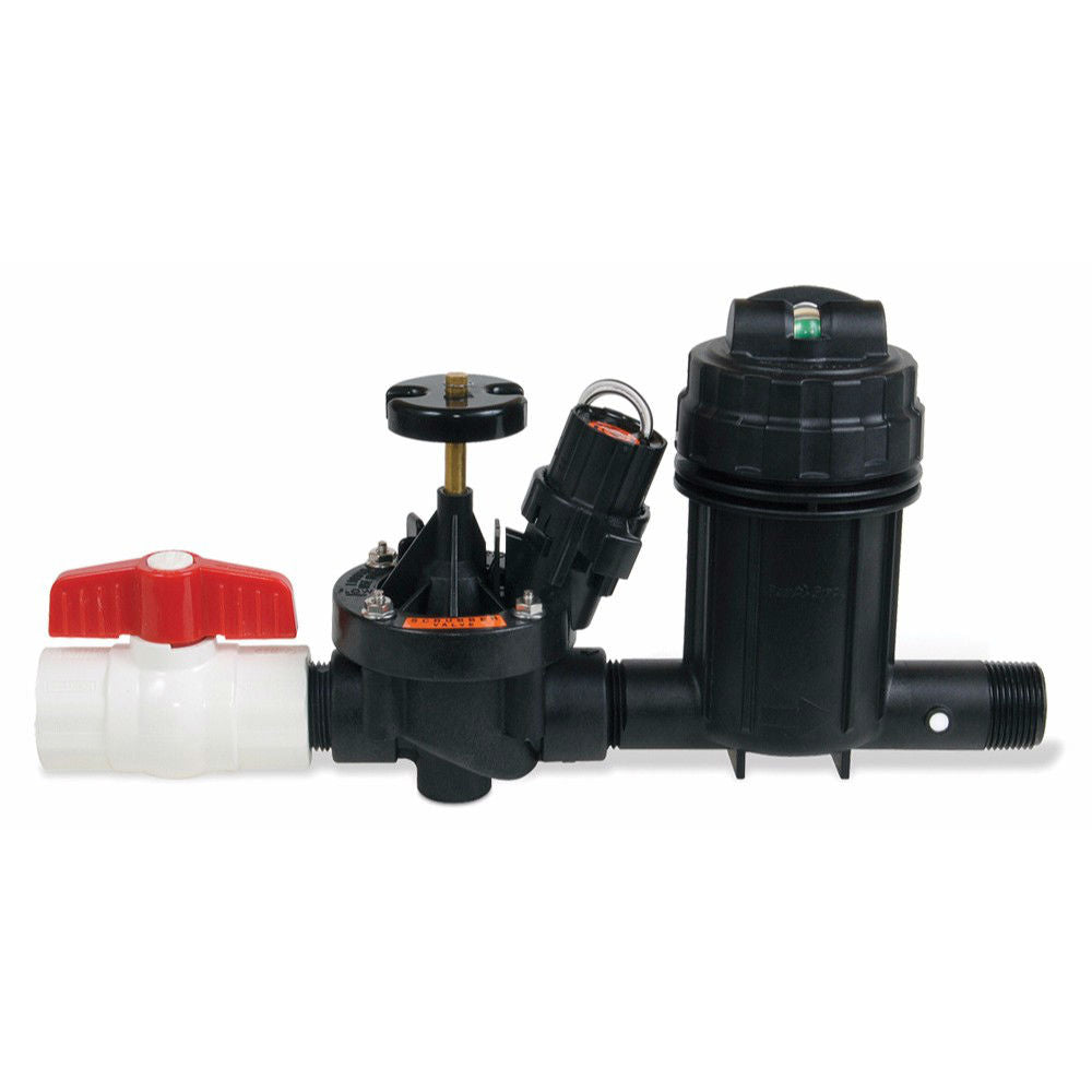 Rain Bird - XCZ-100-PRB-COM - XCZ Wide Flow Commercial Control Zone Kit with 1 in. Ball Valve, 1 in. PESB Valve and 1 in. 40 psi Basket Filter