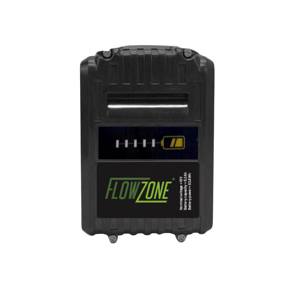 FlowZone - FZAAEM  - FlowZone Battery 18V 5.2Ah (For FZSAAK-2, FZSABN, FZVAAK-2, FZVABN)