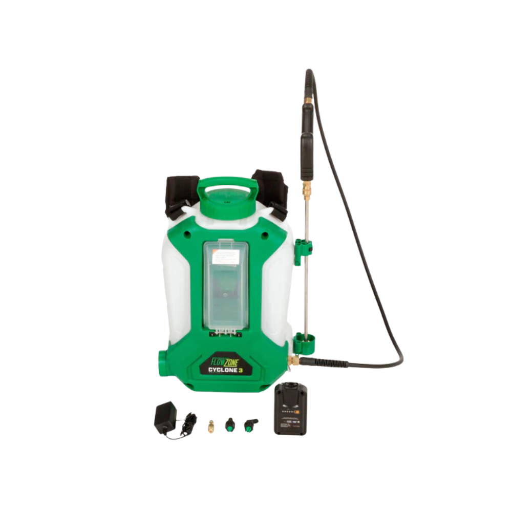 Flowzone - FZVAAJ-3 - Flowzone Cyclone 3 Variable Pressure 18V Battery Powered Sprayer (4-Gallon)