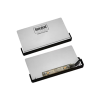 Black Integral IL6 LED fixture, 2W overmolded LED 4200K, close-up of faceplate and low-voltage 72-inch 18/2 leads for connection.