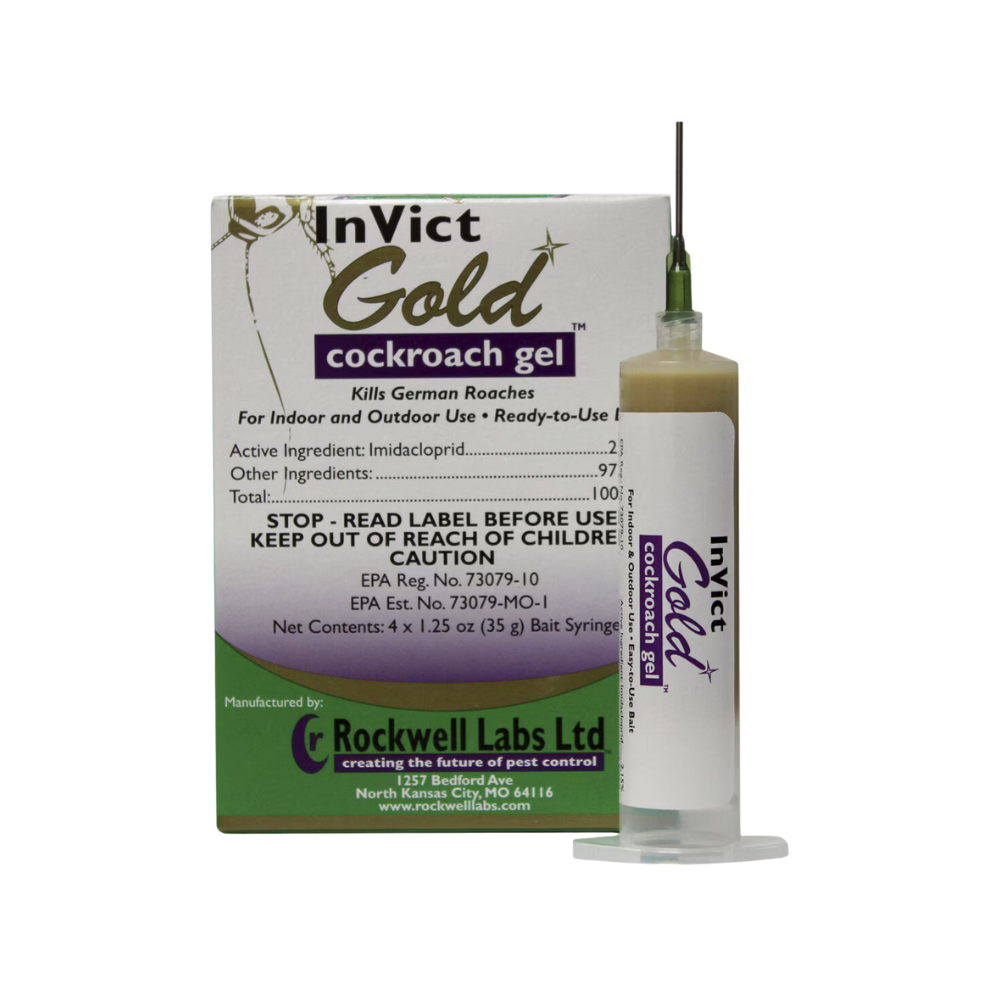 InVict Gold - IGCG435 - InVict Gold Cockroach Gel (4) x 35 gm Syringes