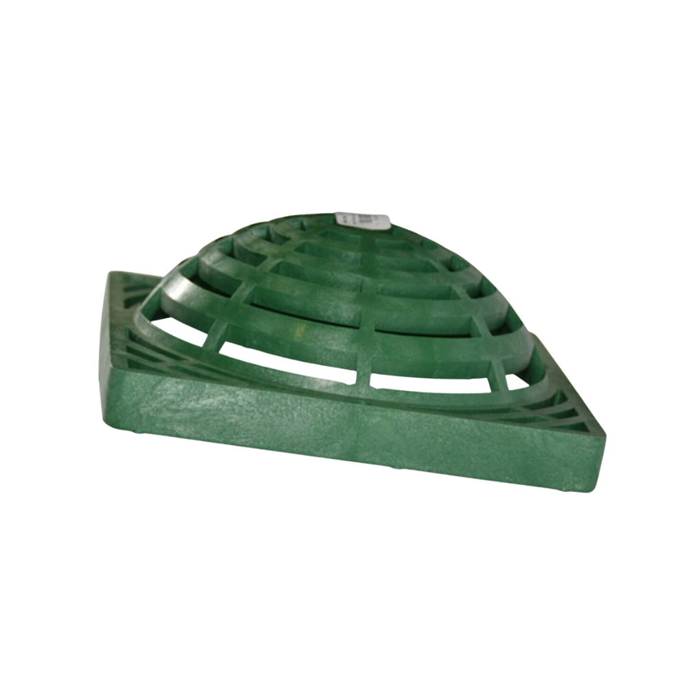 NDS - NDS991 - NDS Drain Grate Square Atrium Polyolefin Green 9 in.