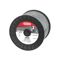 Oregon Magnum Gatorline square trimmer line 5 lb spool, gray .095-inch diameter shown with product label on white background, front view.