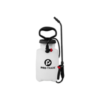 Pro-Trade handheld sprayer with translucent tank, pro-grip handle, 12-inch bent wand and adjustable nozzle.