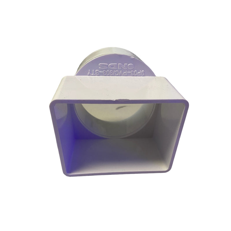 NDS - 9P03 - 2X3X3 Downspout Adapter Offset — Sprinkler Supply Store