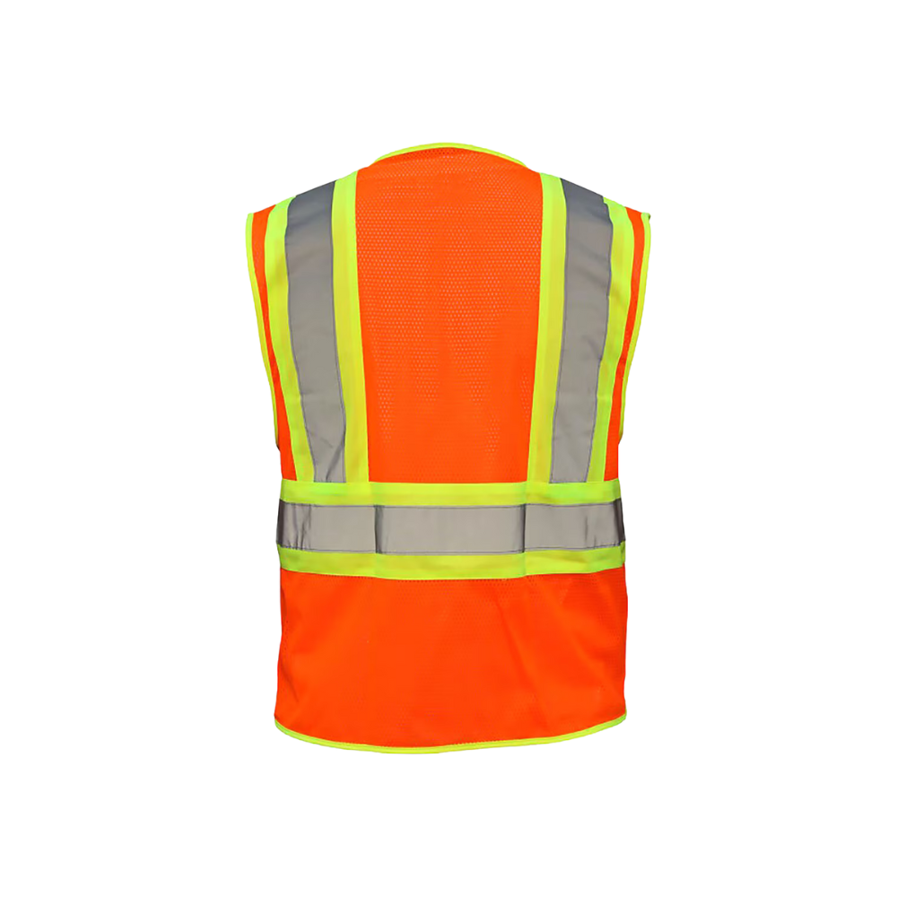 SAS Safety Vest Class 2 Two Tone 2 in. Reflective Tape (ANSI/ISEA 107 Class 2 Compliant)