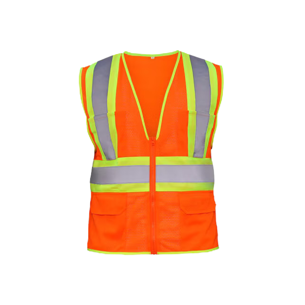 SAS Safety Vest Class 2 Two Tone 2 in. Reflective Tape (ANSI/ISEA 107 Class 2 Compliant)