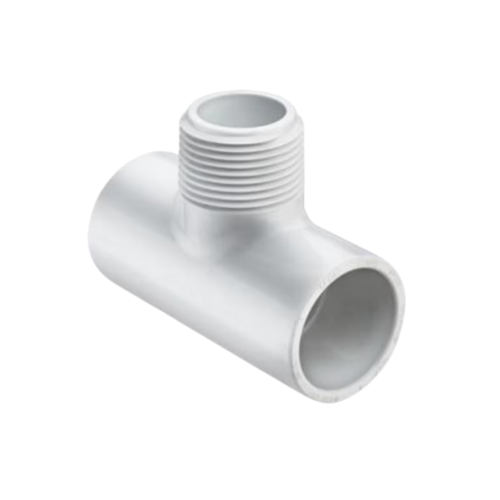 thumbnail interactive-video image 1 of Schedule 40 PVC Cross Fitting - 4 Inch Slip X Slip X Slip X Slip Pipe Connector 1 of 12
