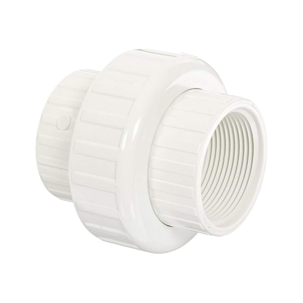 Schedule 40 PVC Union Fipt x Fipt w/ Buna-N O-Rings | Choose Your Size