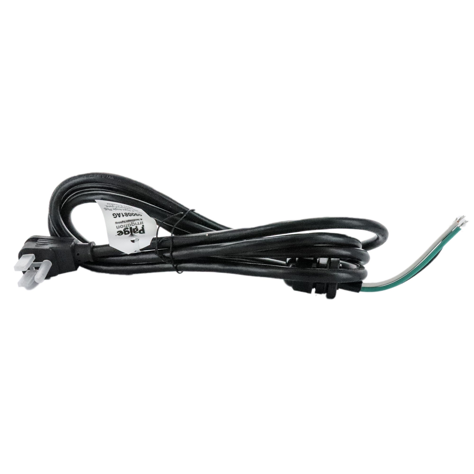 090081AG - 8-FT Electric Pigtail with Right-Angle Plug and Waterproof Gland