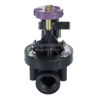Rain Bird - 100PESBR - 1" Plastic Industrial Valve with Scrubber, Reclaimed Water Cap