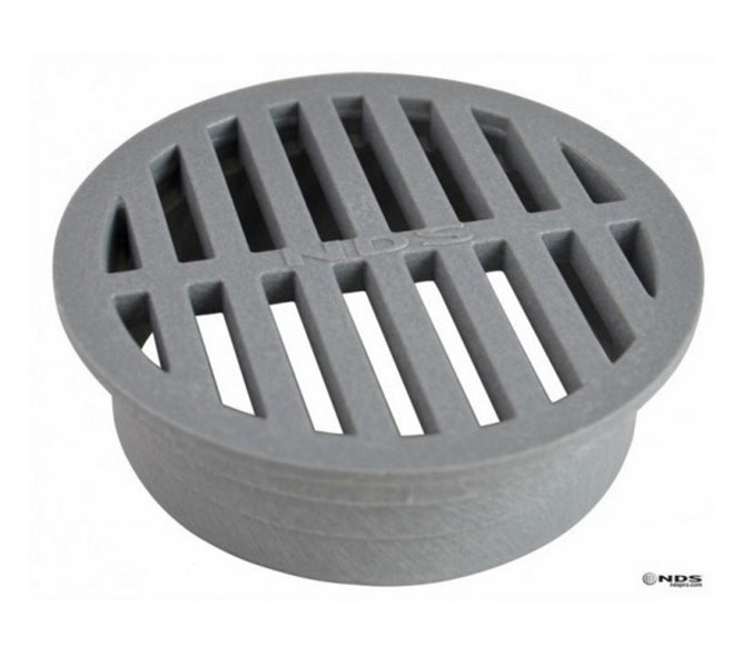 NDS - 1260 - 12" Rd Grate-Gray
