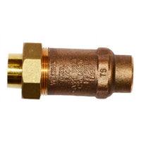 Wilkins - 34UFX34F-700XL - Dual Check Valve 1 in. FNPT Inlet x 0.75 in. FNPT Out, Lead-Free