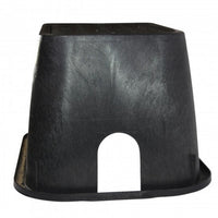 NDS - D1000-SG - 10" x 15" Valve Box, with Drop-In Lid, Black Body & Green Lid