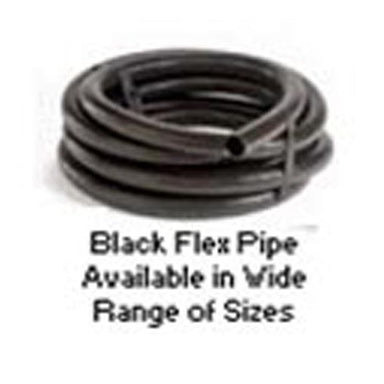 Atlantic Water Gardens - FH1525 - PVC Black Flex Pipe 1 1/2" x 25'