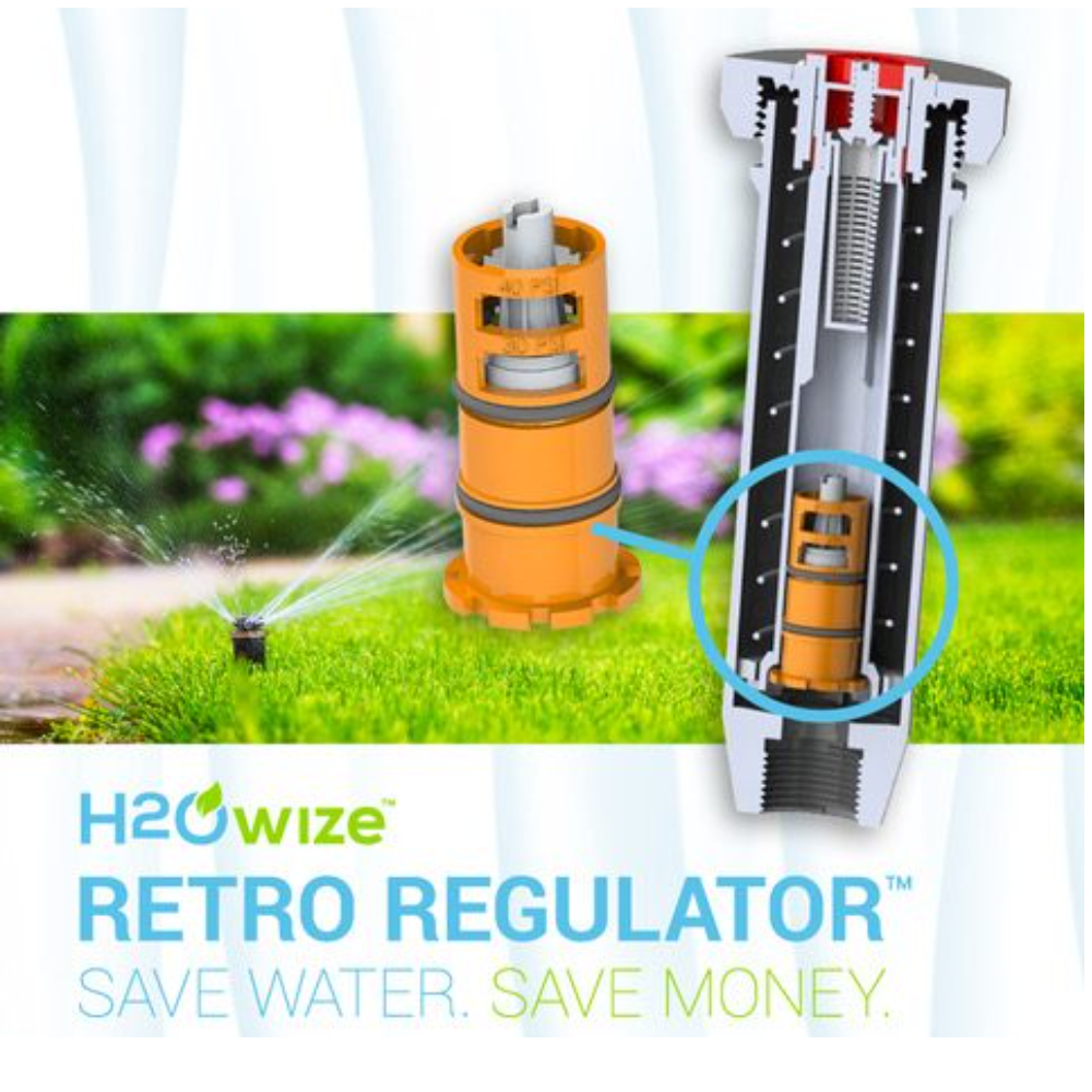 H2O Wize - HW-1800 -  Retro Regulator 30/40 PSI Pressure Regulator w/Check Valve