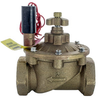 Hunter IBV201GFS 2" Brass Globe Valve w/ Filter Sentry