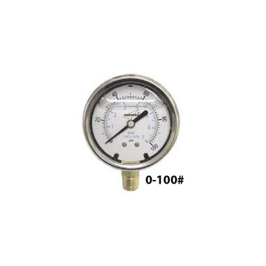 ILPG10025-4L Liquid Filled Pressure Gauge 0-100#