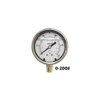 ILPG20025-4L Liquid Filled Pressure Gauge 0-200#