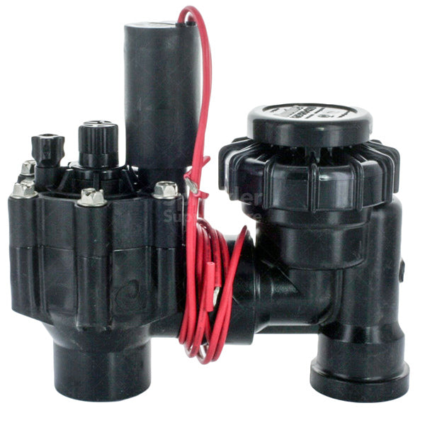 Hunter PGV075ASVS - ¾" Anti-siphon electric valve with flow control, Slip inlets
