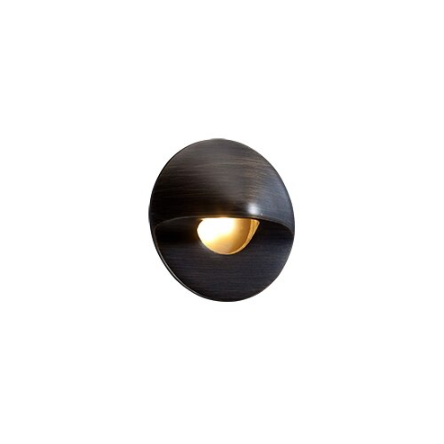 FX - MOZD3LEDRDAB -MO 3LED Wall Light with ZD, Round Face, Antique Bronze