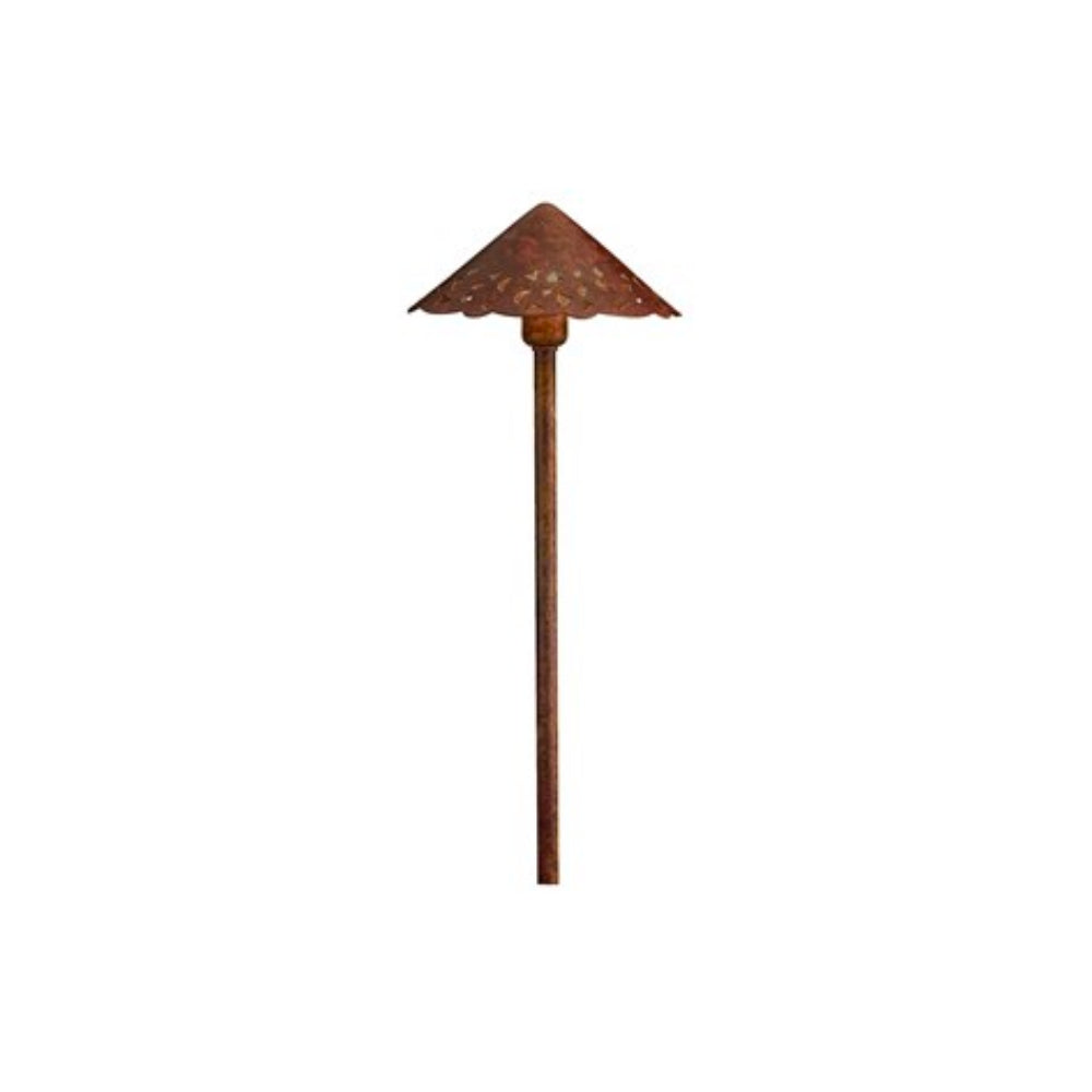 Kichler - 15443TZT - 12V Hammered Roof Path & Spread Light, Tannery Bronze