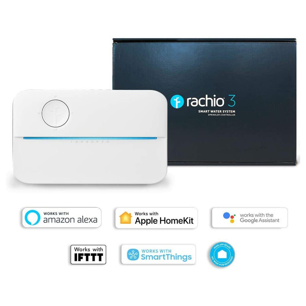 Rachio - 8ZULWC-PRO - Gen3, 8-Zone Smart Sprinkler Controller