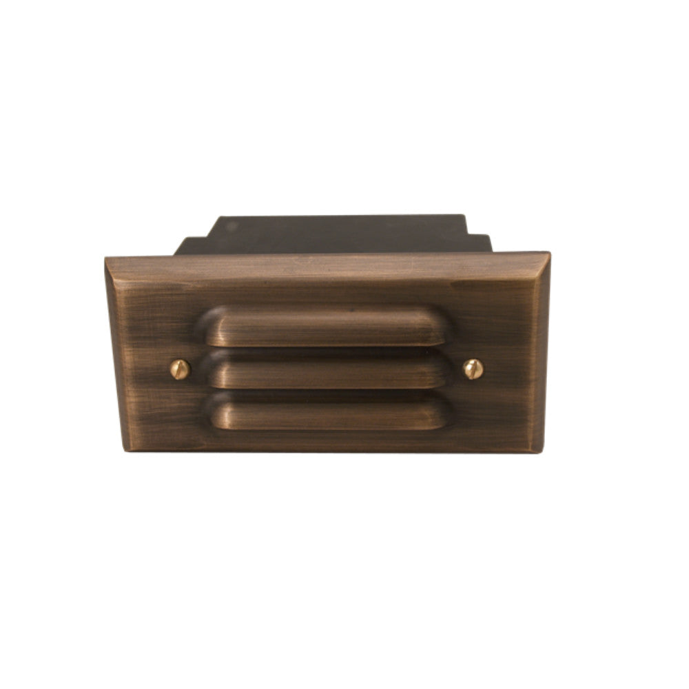 Unique - VO5L-12-L2 - Voyager5 Louver Solid Brass Housing Weathered Brass 2W 3000K LED