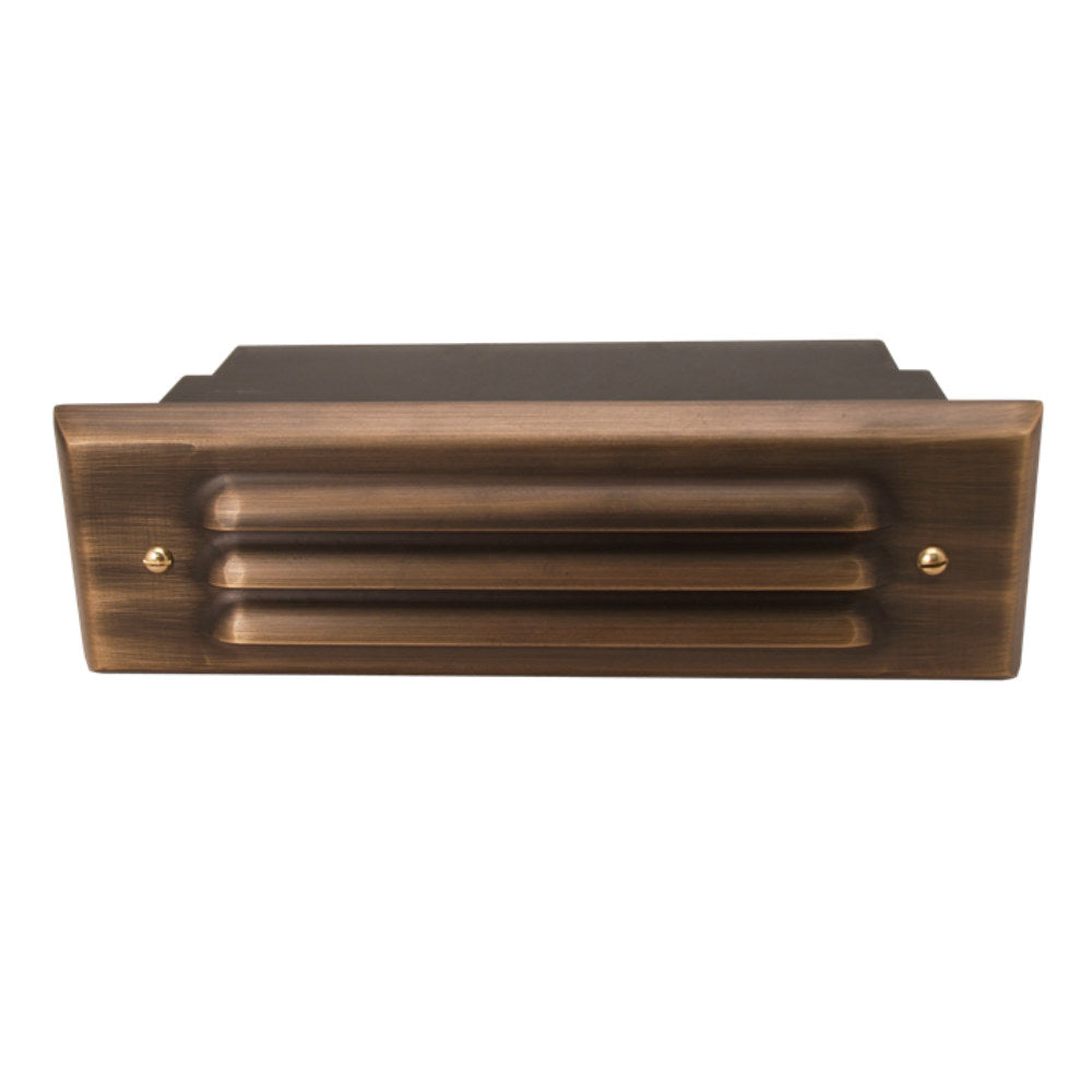 Unique - VO8L-NL - Voyager8 Louver Solid Brass Housing Weathered Brass No Lamp