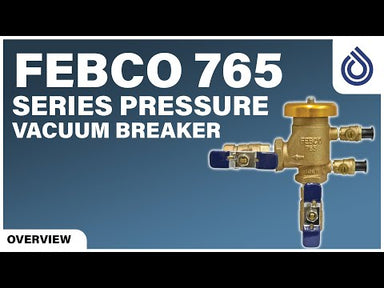 Febco 765 3/4 in. Bronze NPT Pressure Vacuum Breaker Febco 765 3/4 in. Bronze NPT Pressure Vacuum Breaker